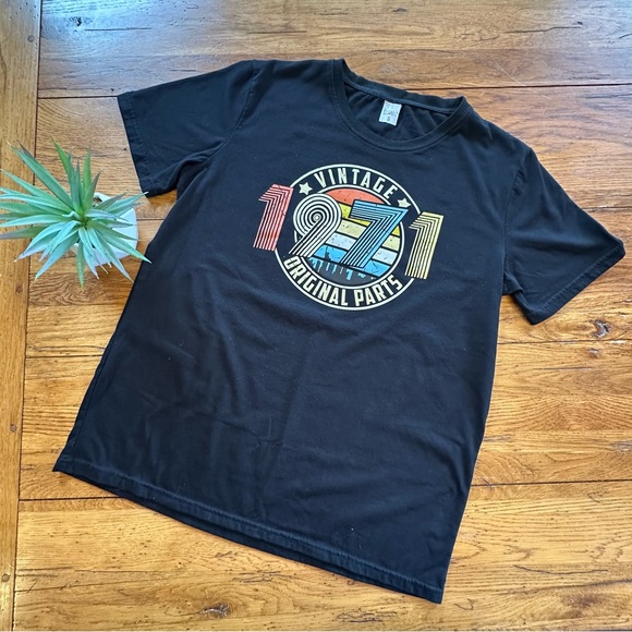 Vintage 1971 Original Parts Small T-shirt - Picture 1 of 7